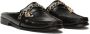 Dolce & Gabbana Visconti leather slippers Black - Thumbnail 2