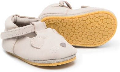 Donsje 3d detailled ballerina shoes Grey