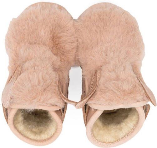 Donsje Bunny Ears shearling booties Neutrals