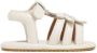 Donsje floral-appliqué leather sandals White - Thumbnail 2