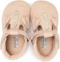 Donsje pop-up leather ballerina shoes Neutrals - Thumbnail 3