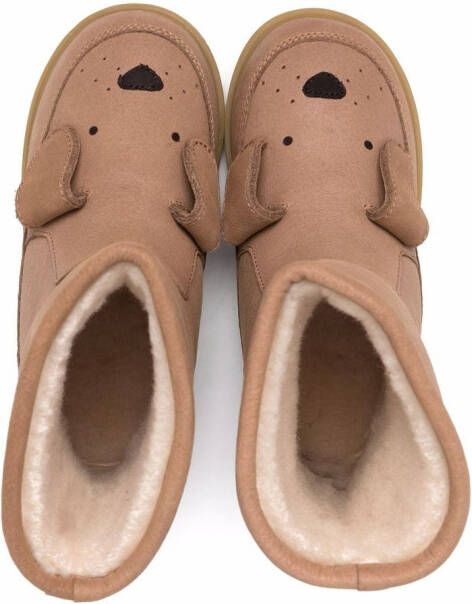 Donsje Wadudu animal pop-ears boots Brown