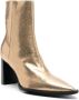 Dorothee Schumacher 70mm metallic-effect leather boots Gold - Thumbnail 2