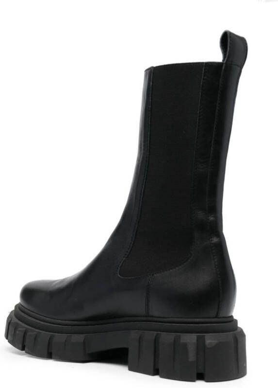 Dorothee Schumacher chunky-sole leather chelsea boots Black