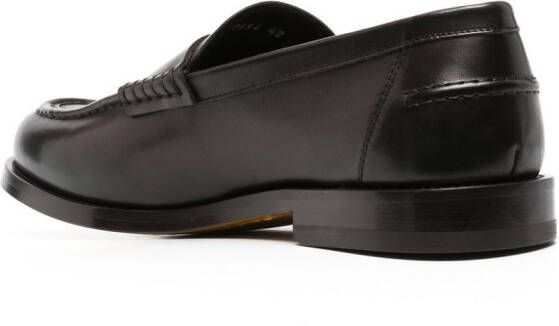 Doucal's 30mm leather penny loafers Brown