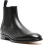 Doucal's almond toe leather ankle boots Black - Thumbnail 2
