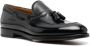 Doucal's almond-toe leather loafers Black - Thumbnail 2