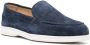 Doucal's almond-toe suede loafers Blue - Thumbnail 2