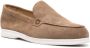 Doucal's almond-toe suede loafers Brown - Thumbnail 2