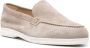 Doucal's almond-toe suede loafers Grey - Thumbnail 2