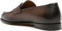Doucal's burnished-finish leather loafers Brown - Thumbnail 3