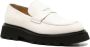 Doucal's chunky-sole leather loafers White - Thumbnail 2