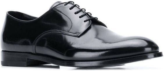 Doucal's classic derby shoes Black
