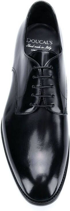 Doucal's classic derby shoes Black