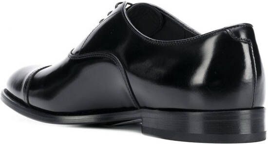 Doucal's leather Oxford shoes Black