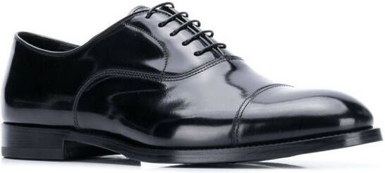 Doucal's classic oxford shoes Black