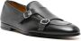 Doucal's double-buckle leather Monk shoes Black - Thumbnail 2
