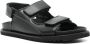 Doucal's double-strap leather sandals Black - Thumbnail 2