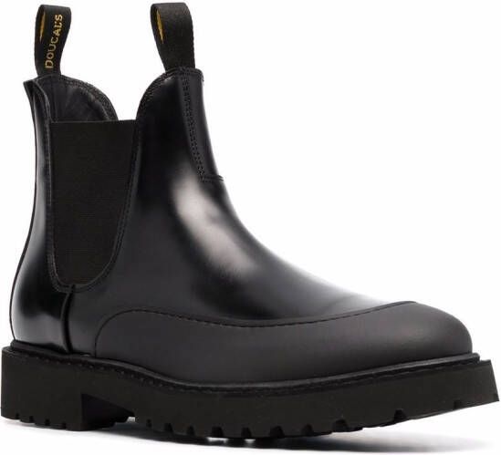 Doucal's elasticated side-panel boots Black