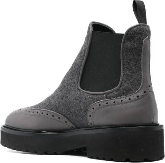 Doucal's felted ankle boots Grey