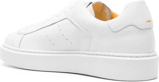 Doucal's flatform leather sneakers White