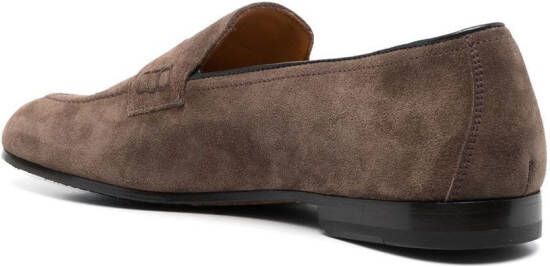 Doucal's formal suede loafers Brown