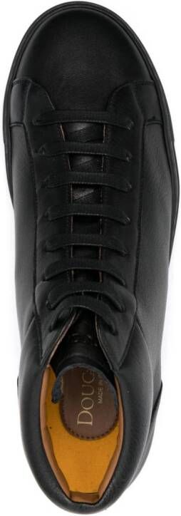 Doucal's grained leather ankle boots Black
