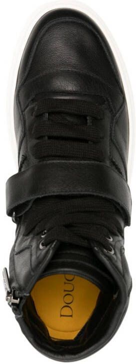 Doucal's high-top leather sneakers Black