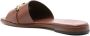 Doucal's horsebit-detail leather sandals Brown - Thumbnail 3