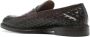 Doucal's interwoven leather loafers Brown - Thumbnail 3