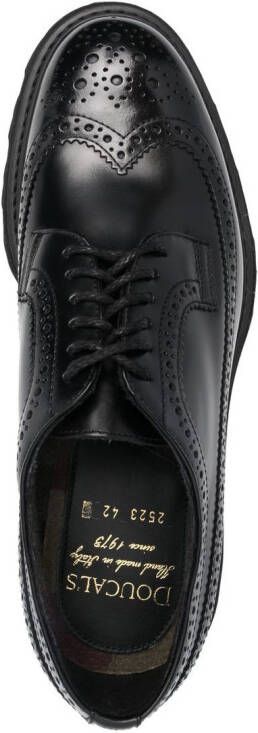 Doucal's lace-up leather brogues Black