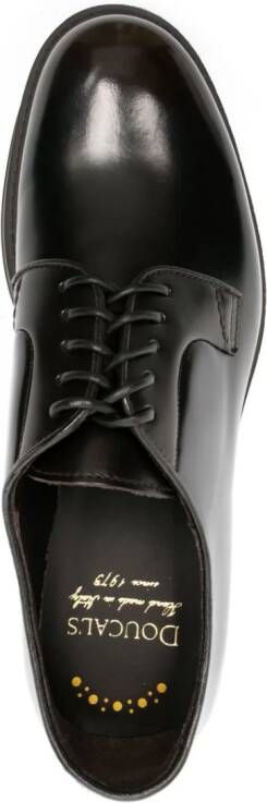 Doucal's lace-up leather derby shoes Brown