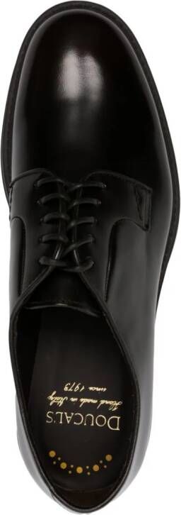 Doucal's lace-up leather derby shoes Brown