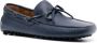 Doucal's lace-up leather loafers Blue - Thumbnail 2