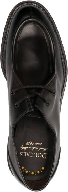 Doucal's lace-up leather loafers Brown