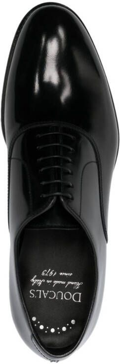 Doucal's lace-up leather oxford shoes Black