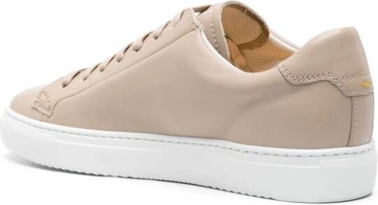 Doucal's lace-up leather sneakers Neutrals