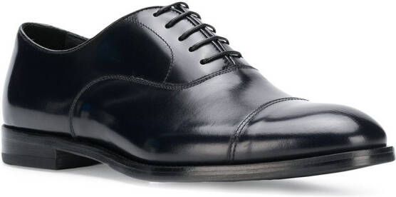 Doucal's lace-up Oxford shoes Blue