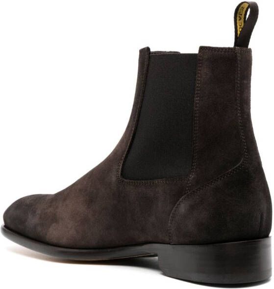 Doucal's leather ankle boots Brown