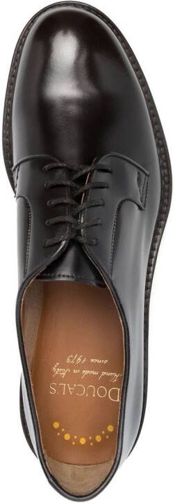 Doucal's leather derby shoes Brown