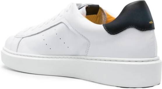 Doucal's leather flatform sneakers White