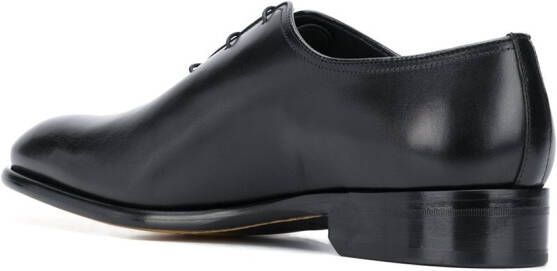 Doucal's leather oxford shoes Black