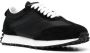 Doucal's leather-trim low-top sneakers Black - Thumbnail 2