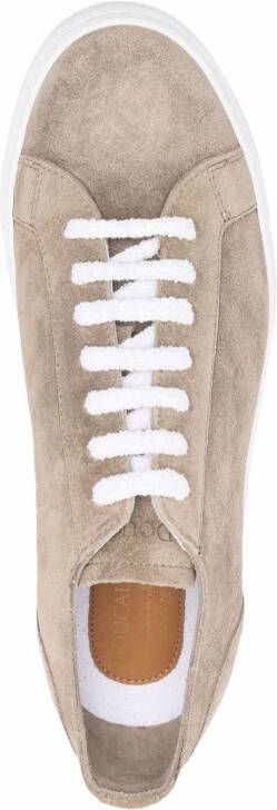 Doucal's low-top lace-up sneakers Neutrals