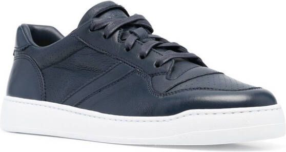 Doucal's panelled low-top sneakers Blue