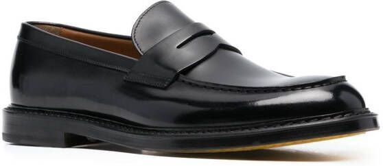 Doucal's penny slot loafers Black