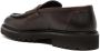 Doucal's penny-slot pebbled leather loafers Brown - Thumbnail 3