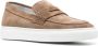 Doucal's penny slot suede boat shoes Brown - Thumbnail 2