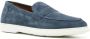 Doucal's penny-slot suede loafers Blue - Thumbnail 2