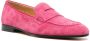Doucal's penny-slot suede loafers Pink - Thumbnail 2